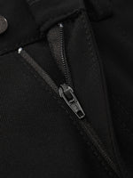 Stretchy High-Waisted Slit Women Pants GOELIA