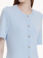 Tencel Blend Color Block Women Knit Mini Dress GOELIA