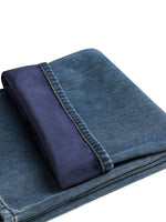 Wide Leg Women Fleece Lined Jeans GOELIA