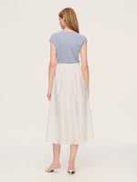Tencel Blend Adjustable Waist Women A-Line Culottes GOELIA