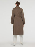 Cashmere Wool Unisex Wrap Coat GOELIA
