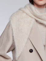 [Preview] 100% Brushed Cashmere Triangular Scarf GOELIA