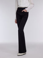 [Preview] Fleece-Lined Stretch Knit Flared Pants GOELIA