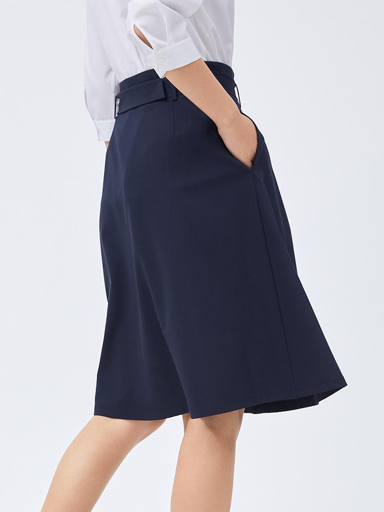 High Waist A-Line Half Skirt GOELIA