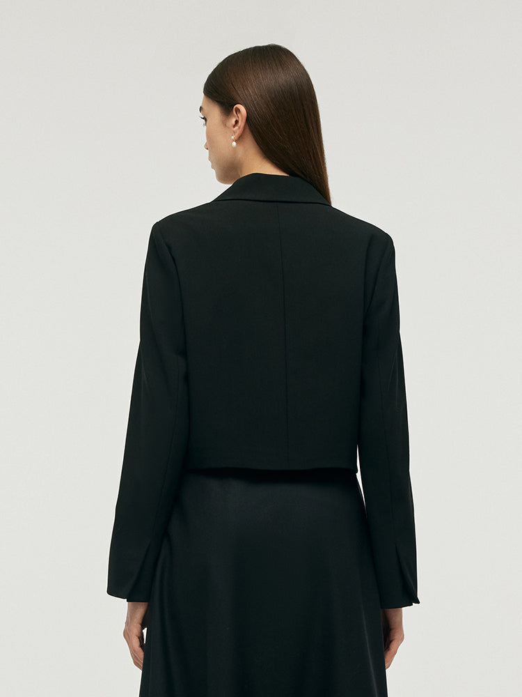 【2plan】Rondel Wool Crop Blazer 2plan】Rondel Wool Crop Blazer (2plan/ジャケットその他