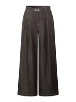 [Preview] Lyocell Blend Denim Women Straight Leg Jeans GOELIA