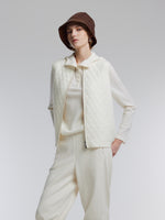 [Preview] Wool Blend Women Zip-Up Vest GOELIA