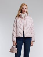 [Preview] Mandarin Collar Women Cropped Goose Down Jacket GOELIA