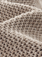 Linen Sequin-Embellished Women Open-Knit Tank Top GOELIA