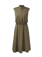 Cap Sleeve Elastic Hem Top And A-Line Skirt Two-Piece Set GOELIA