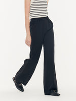 Triacetate Women Knit Straight-Leg Pants GOELIA