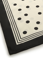 Polka Dots Printed Pure Silk Scarf GOELIA