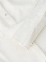 Jacquard Ruffle Collar Women Knit Shirt With Camisole GOELIA