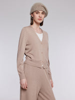 [Preview] Mock-Layered Knit Top And Pants Two-Piece Set GOELIA