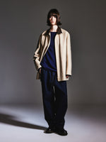 Loose Fit H-Line Zip-Up Unisex Mid-length Jacket GOELIA