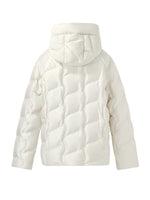 Zip-Up Hooded Goose Down Jacket GOELIA
