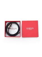 GO Letter Women Leather Belt Size Medium GOELIA