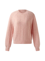 Wool Blend Cable Knit Women Sweater GOELIA