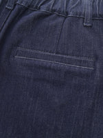 Stretchy Denim Adjustable Waist Women Shorts GOELIA