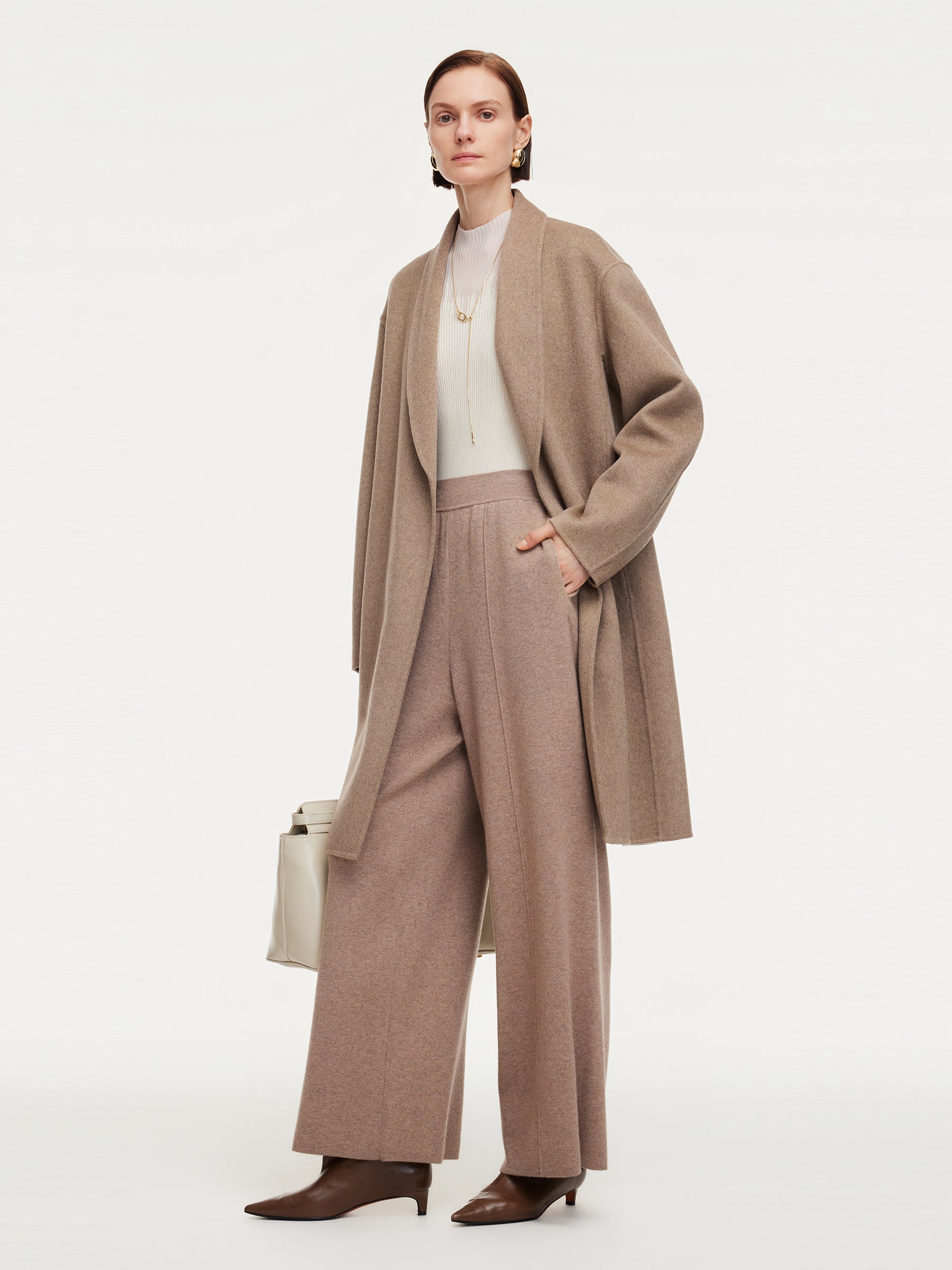 100% Cashmere Double-Faced Women Coat GOELIA