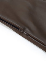 PU Leather Women A-Line Skirt GOELIA