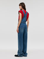 Denim Straight Full-Length Women Overalls GOELIA