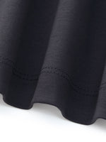 100% Cotton Women T-Shirt With 18MM Gambiered Canton Gauze Pocket GOELIA