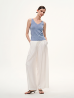 Glittering V-Neck Women Knit Tank Top GOELIA