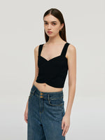 Crossover Women Knitted Tank Top GOELIA