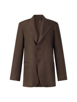 100% Linen Loose Fit X-Line Unisex Blazer GOELIA