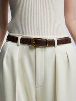 [Preview] Minimalist Buckle Women Leather Belt GOELIA