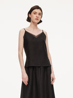 12MM Gambiered Canton Gauze Women Camisole GOELIA