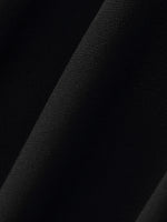 Acetate Asymmetric Neck Slit Twist Waist Women Midi Dress GOELIA