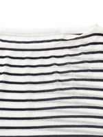 [Preview] Triacetate Tencel Blend Stripe Boat Neck Top And Tank Top Two-Piece Set GOELIA