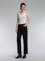 [Preview] Denim Fleece Lined Women Ankle Jeans GOELIA