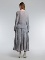 [Preview] Crushed Pleated A-Line Women Skirt GOELIA