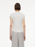[Preview] Lyocell Wool Blend Tie Front Women Knit Top GOELIA