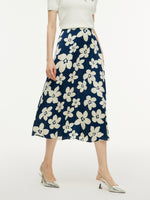 Floral Print A-Line Women Skirt GOELIA