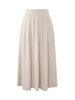 100% Merino Wool Women A-Line Skirt GOELIA