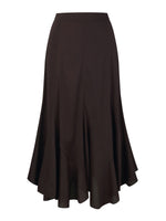 Cotton Blend High-Waisted Women Mermaid Skirt GOELIA