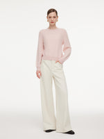100% Cashmere Rhinestone Women Sweater GOELIA