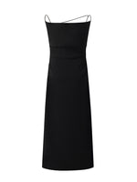 Triacetate Reversible Women Strap Midi Dress GOELIA