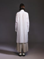 100% Ramie Loose Fit H-Line Unisex Long Shirt GOELIA