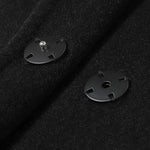 Pure Double-Faced Wool Mid-length Notched Lapel Women Coat GOELIA