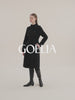 Wool And Cashmere Double-Breasted Lapel Women Coat