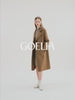 Coffee Tencel Wool Double-Faced Women Coat