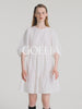 Cotton Dress And Suede Vest Two-piece Set