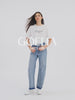 Micro-Flared Loose Women Jeans