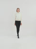 Easy Care Wool Patchwork Cropped Goose Down Garment