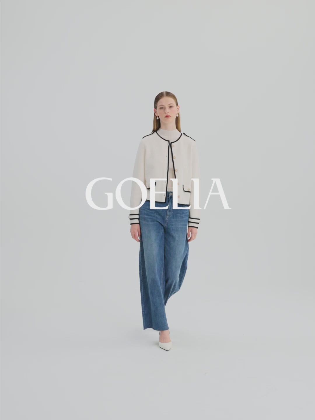 [Beliebter Standard] Contrast Soft Woolen Cardigan – GOELIA